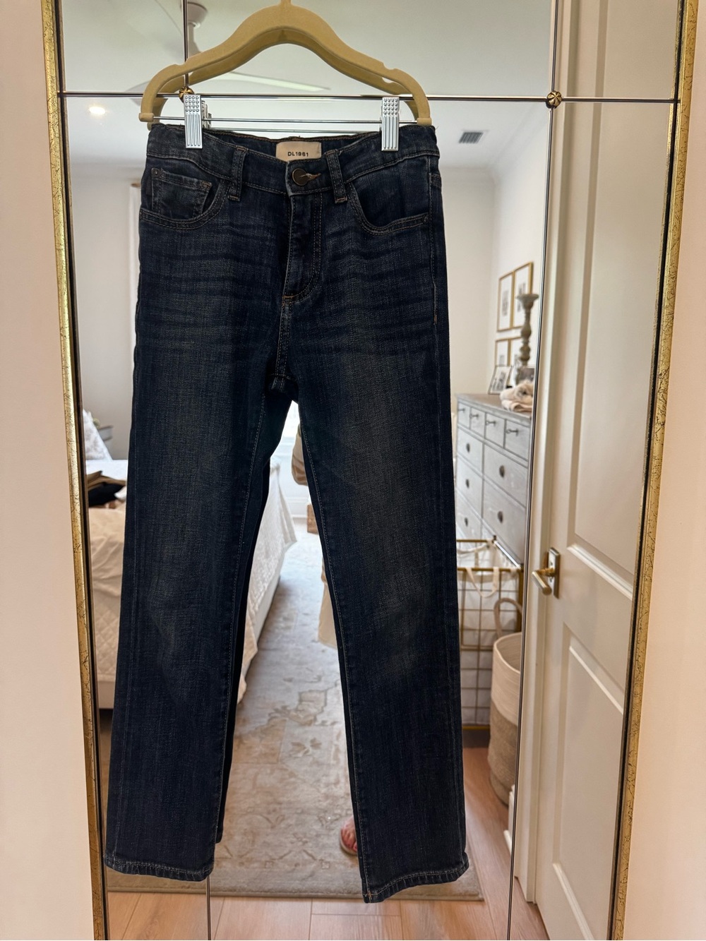 DL1961 Kids Dark Blue Straight Jeans